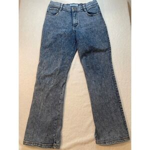 Jr-S.com Vintage Acid Wash High Rise Straight Leg Jeans Blue Size 11/12